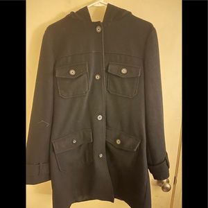 Black Old Navy Peacoat
